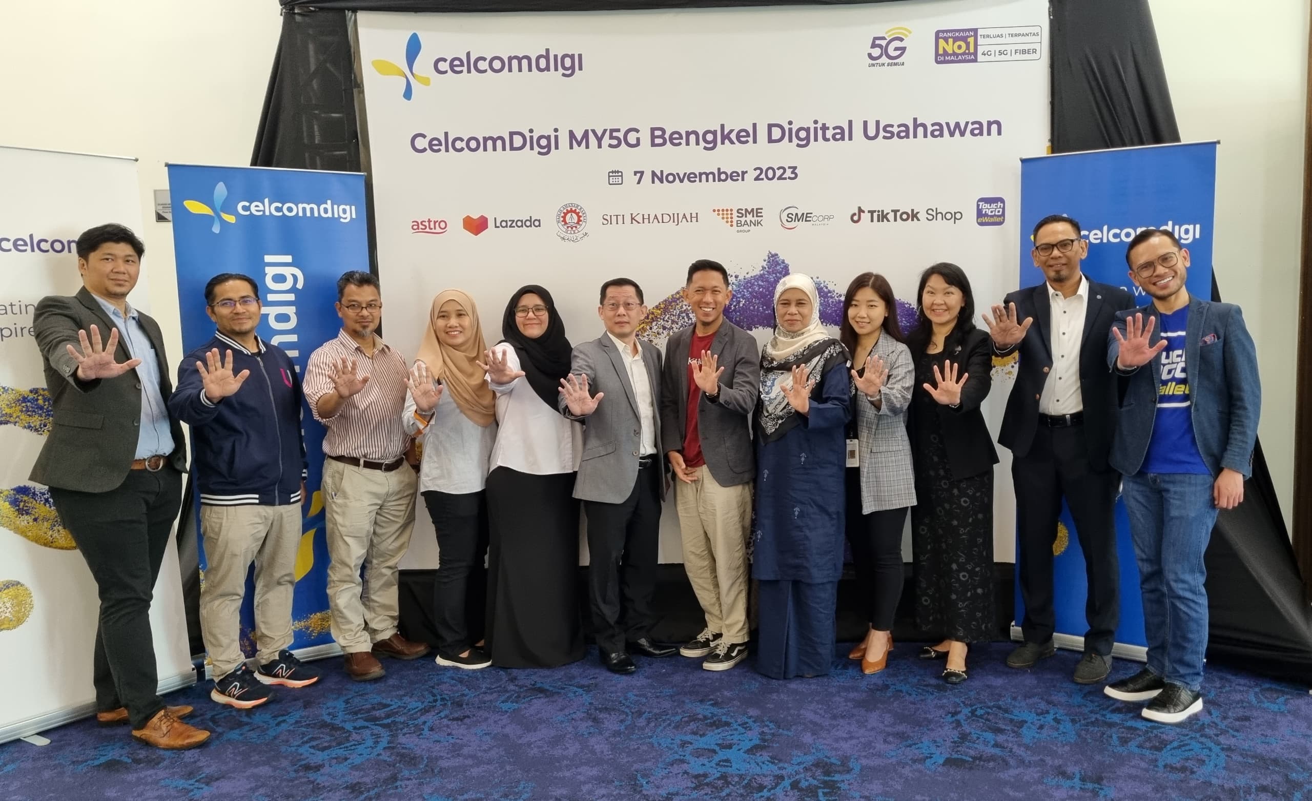 Participants from the second edition of MY5G SME Digital Workshop in Alor Setar