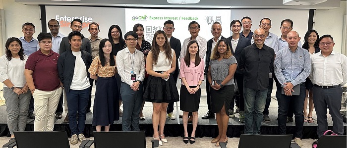 Participants at the GO Carbon Management Programme in Singapore.
