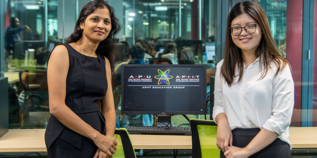 APU rock star duo shine at Microsoft's Code Without Barriers Hackathon 2023