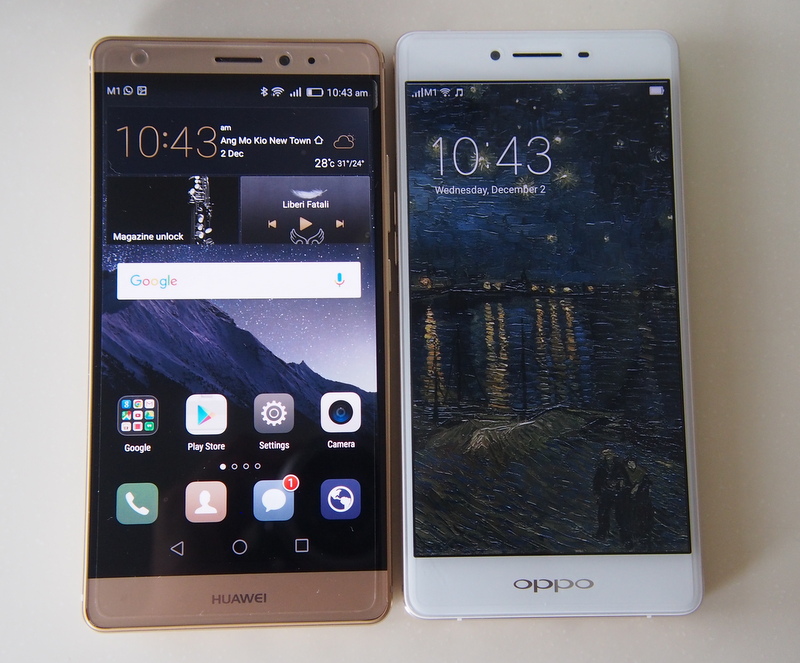 Review: Huawei Mate S vs. Oppo R7s