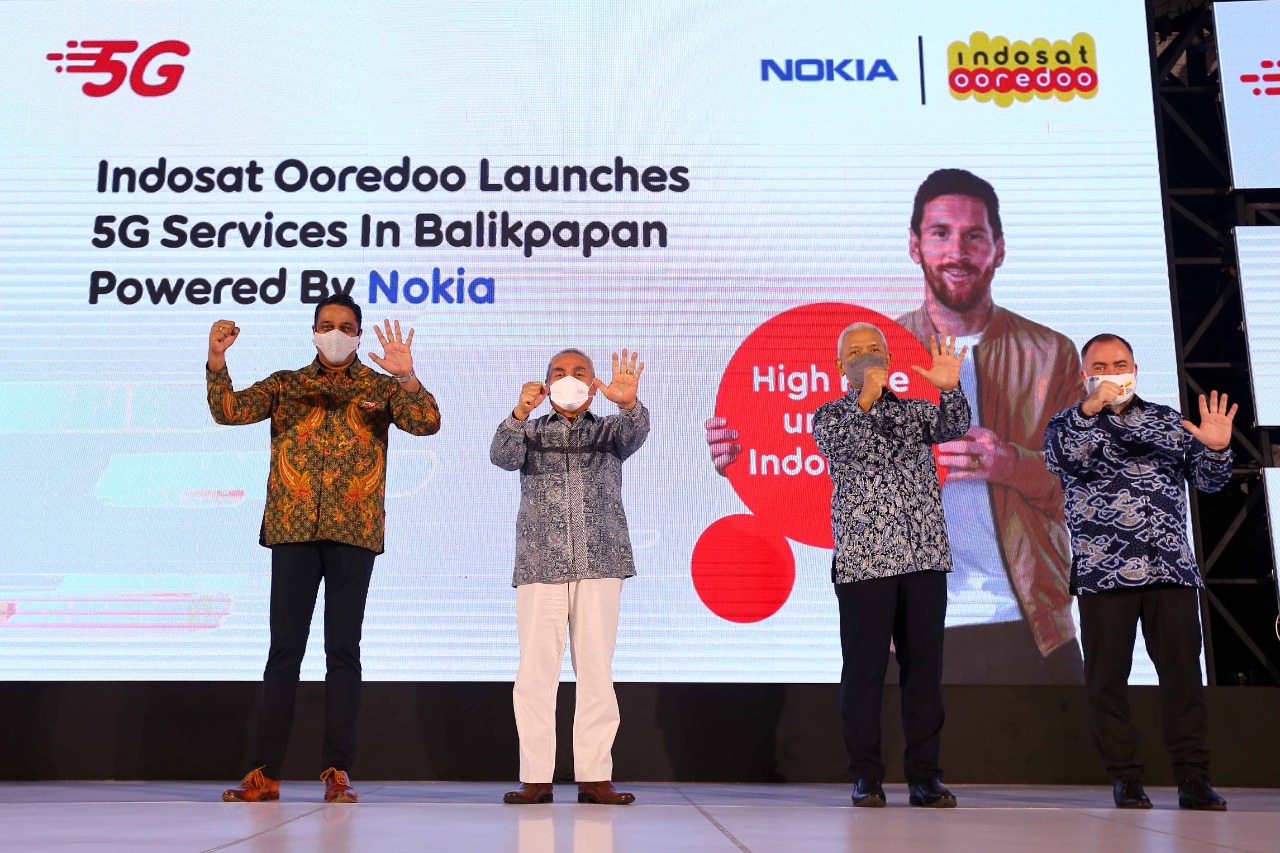 Supporting the preparation of Indonesia’s new capital, Indosat Ooredoo launches 5G services in Balikpapan 