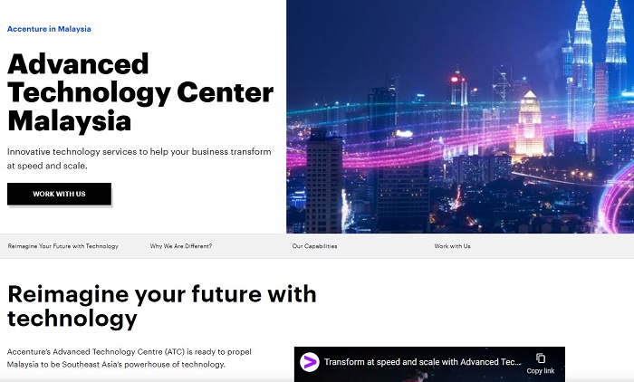 Accenture to rely on its Careerverse to attract talent to Advanced Technology Centre in Malaysia