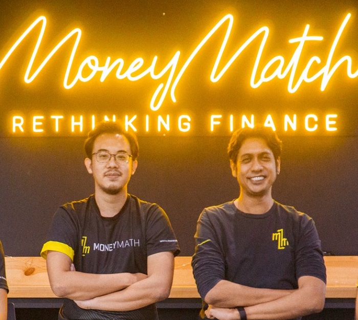 Adrian Yap, CEO & co-founder of MoneyMatch with co-founder Naysan Munusamy.