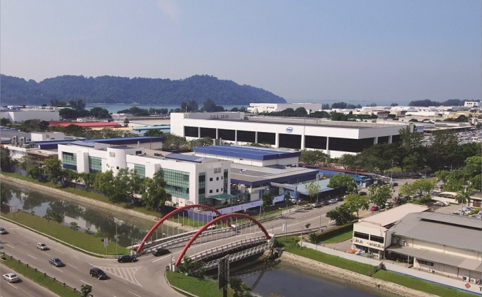 Aerial view of Penang's Bayan Baru, the heart of Southeast Asia's semiconductor industry. 
