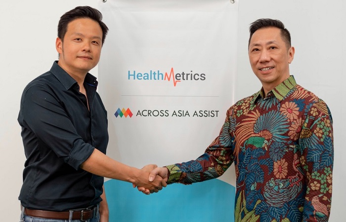 Alvin Yuan (left) CEO of HealthMetrics with Brandon Heng, CEO of PT. AA International Indonesia.