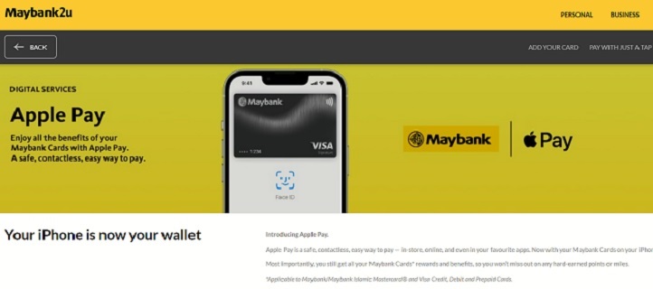 Apple Pay makes its entry in Malaysia via Maybank, AmBank and StanChart 