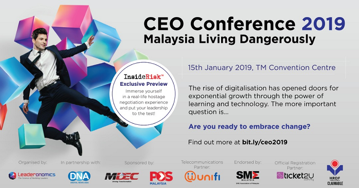 DNA &amp; Leaderonomics bring you CEO Conference: Malaysia Living Dangerously