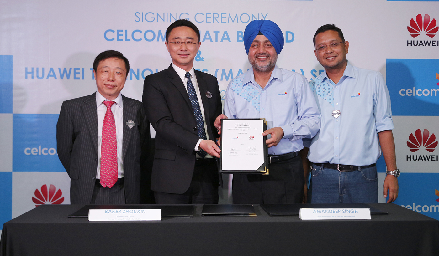 Celcom partners Huawei to apply Cloud-based Digitised Operation Platform