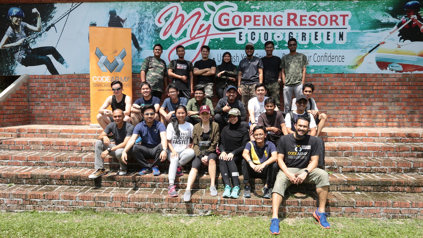 A file pix of Code Army and the 2018 cohort of startups it was mentoring on behalf of Malaysian sovereign wealth fund, Khazanah Nasional's startup program called KNEO. The stronger ecosystem for startups is leading to better quality startups that are now beginning to attract the attention of funds such as GGV into the country.