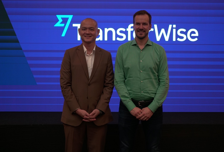 Deputy Minister of International Trade and Industry Ong Kian Ming (left) with TransferWise chairman and co-founder Taavet Hinrikus