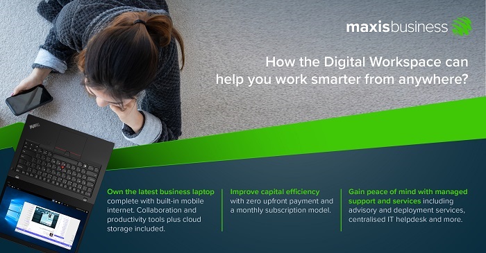Maxis Digital Workspace, the solution to today’s shifting work norms