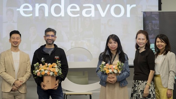 (L2R) Giden Lim, co-founder of BloomThis, Gaurav Bhasin, Group Chief Strategy Officer and CEO Malaysia of Carousell Group, See Wai Hun, CEO of Juris Technologies & iMoney, Loi Liang Tok, Head of Pizza Hut Malaysia and Penny Choo, co-founder of BloomThis.