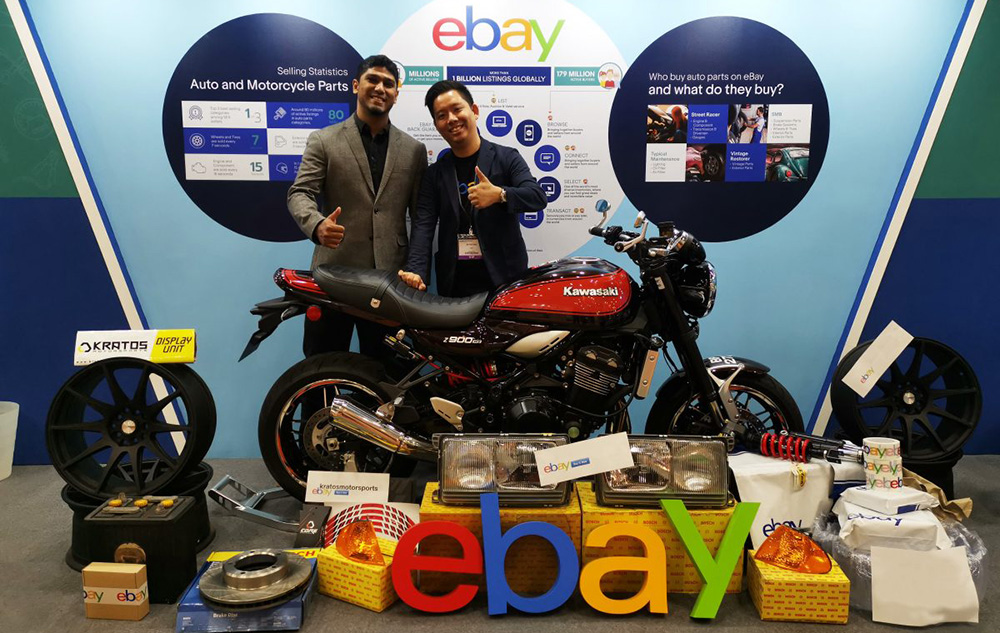 Everpeaks Consulting MD Joachim Sebastian (left) with Cross-border Business Development and Partnerships specialist at eBay Bryan Ong