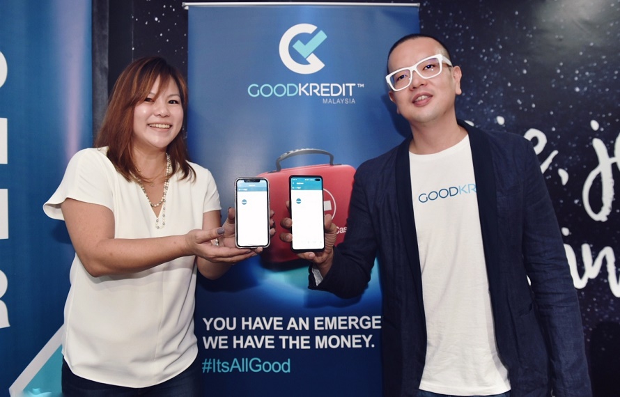 GoodKredit brand and communications head Amelia Tan (left) with GoodKredit CEO Cheok Tuan Oon