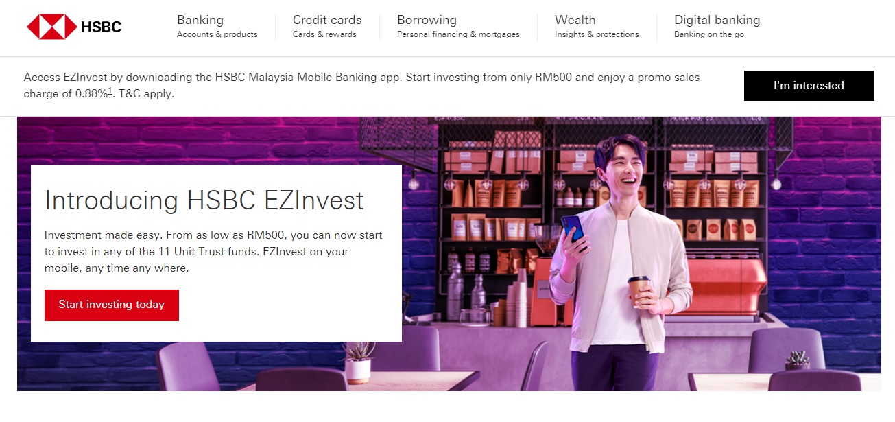 HSBC Malaysia launches mobile unit trust investment platform