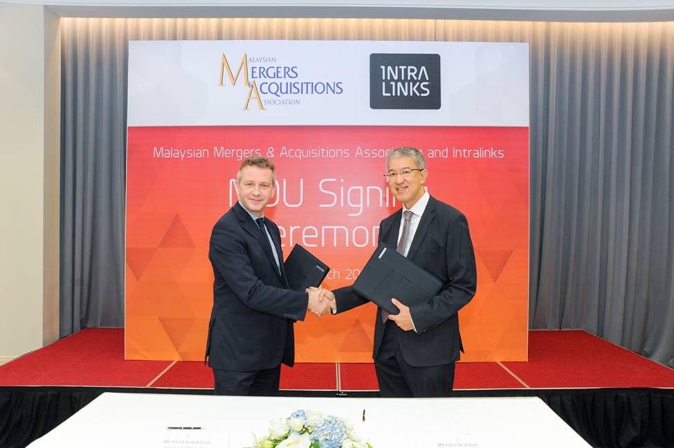 Intralinks, Malaysian Mergers &amp; Acquisitions Association sign collaboration agreement
