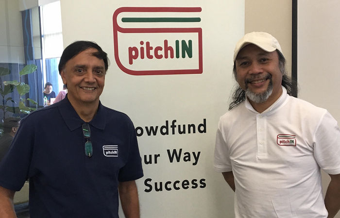 Kashminder Singh (left) and Sam Shafie, pitchIn founders.