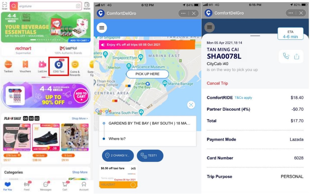 Lazada to facilitate ComfortDelGro cab bookings via its app