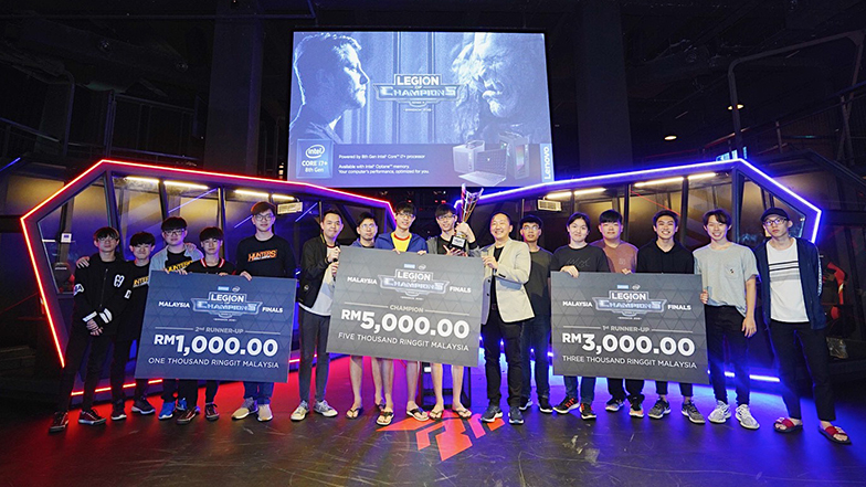 The Malaysian winner D.O.D and runners-up