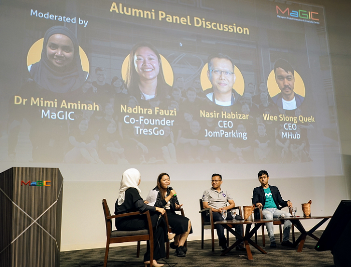 An alumni panel session was a highlight of the launch of Cohort 3 of MaGIC's GAP.