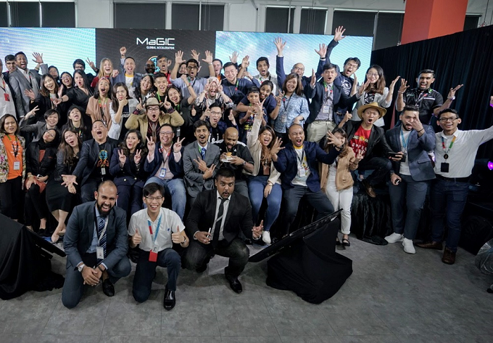 File pic of MaGIC's 2018 GAP cohort with startups from around the world, and especially from Southeast Asia. 25 VCs across SEA are supporting a talent database which connects startup staff impacted by COVID-19 layoffs with new opportunities.