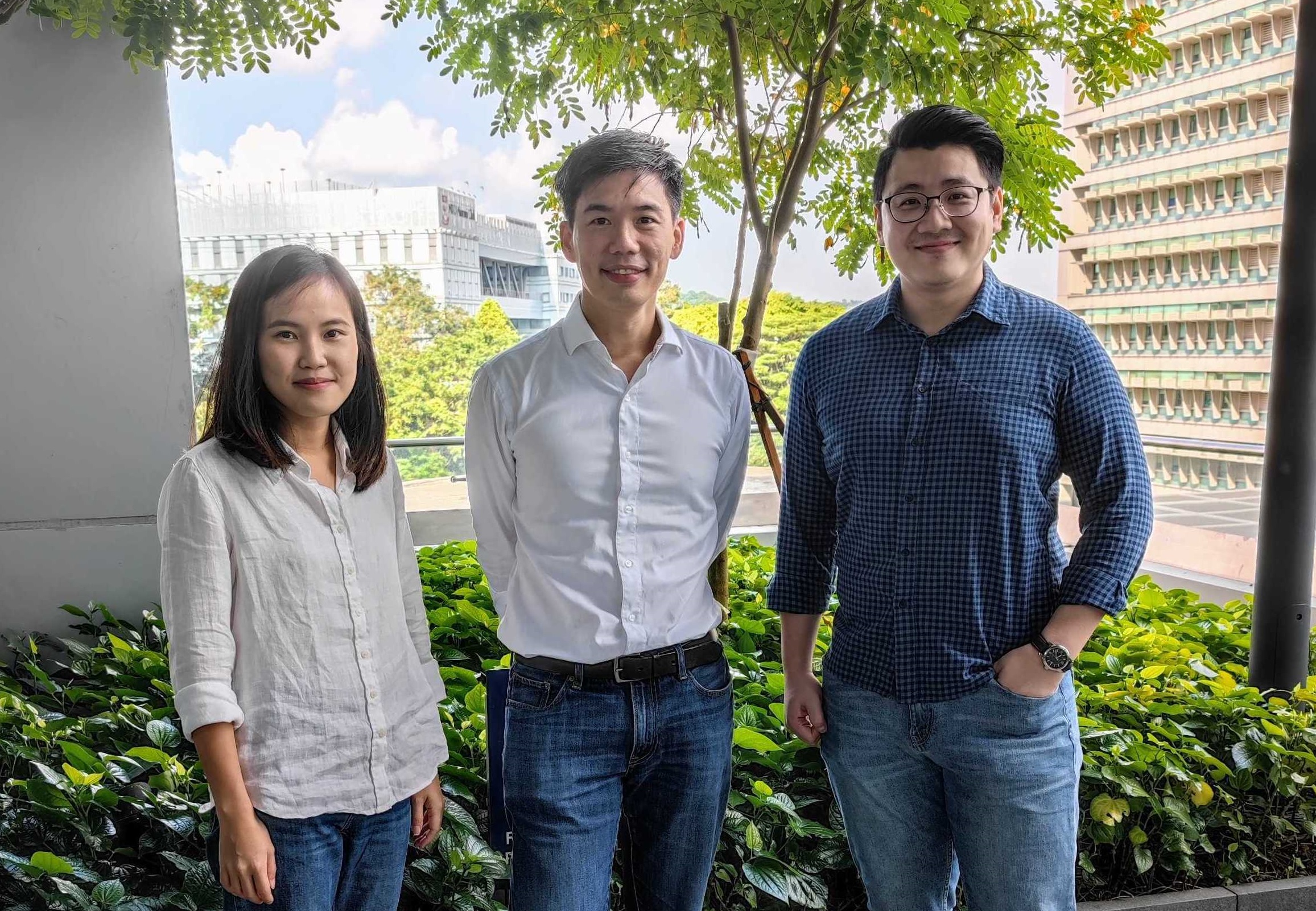(From left) Rainforest business operations & strategy director Elita Subaja, co-founder & CEO JJ Chai, brand manager Jerry Ng