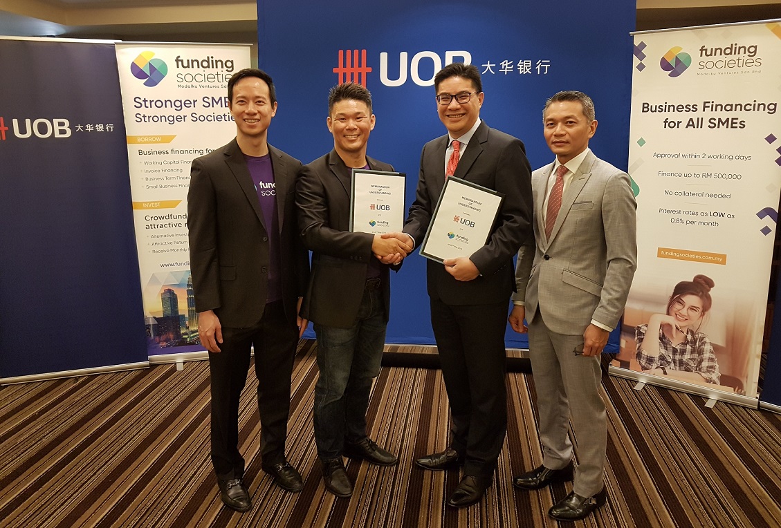UOB Malaysia, Funding Societies offer alternative funding solutions to SMEs, startups