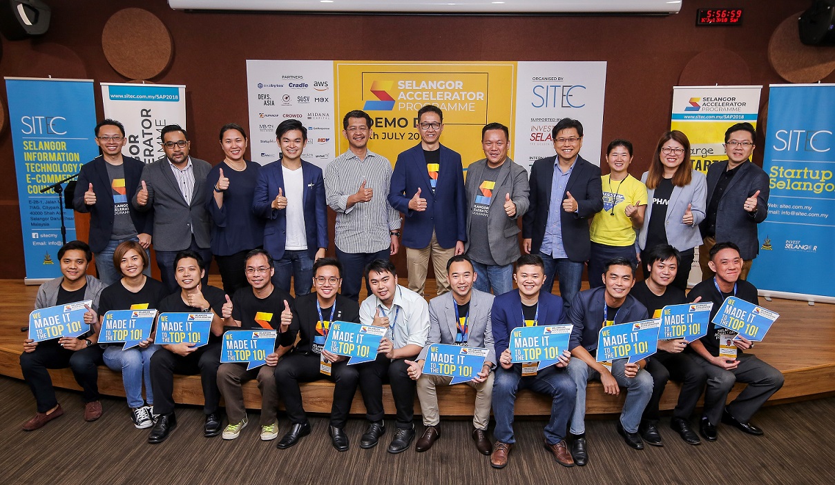 Top ten winning teams from Selangor Accelerator Programme head to TsingHua University 
