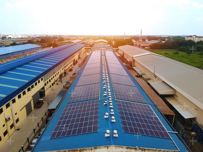 A solar Installation for Triplus Industry.