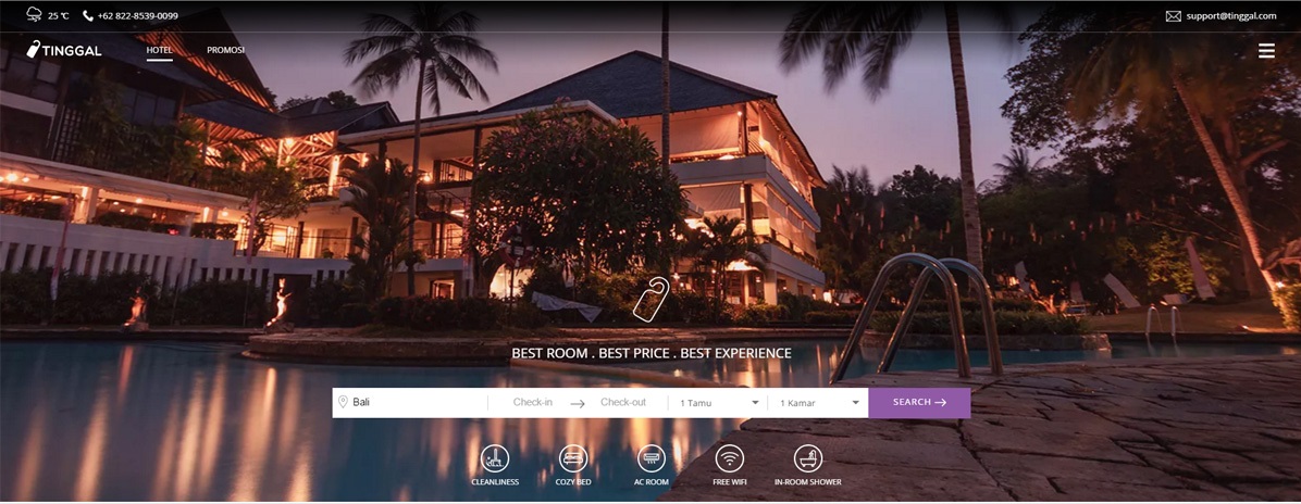 Tinggal aims to be the default-operating platform for small hotels