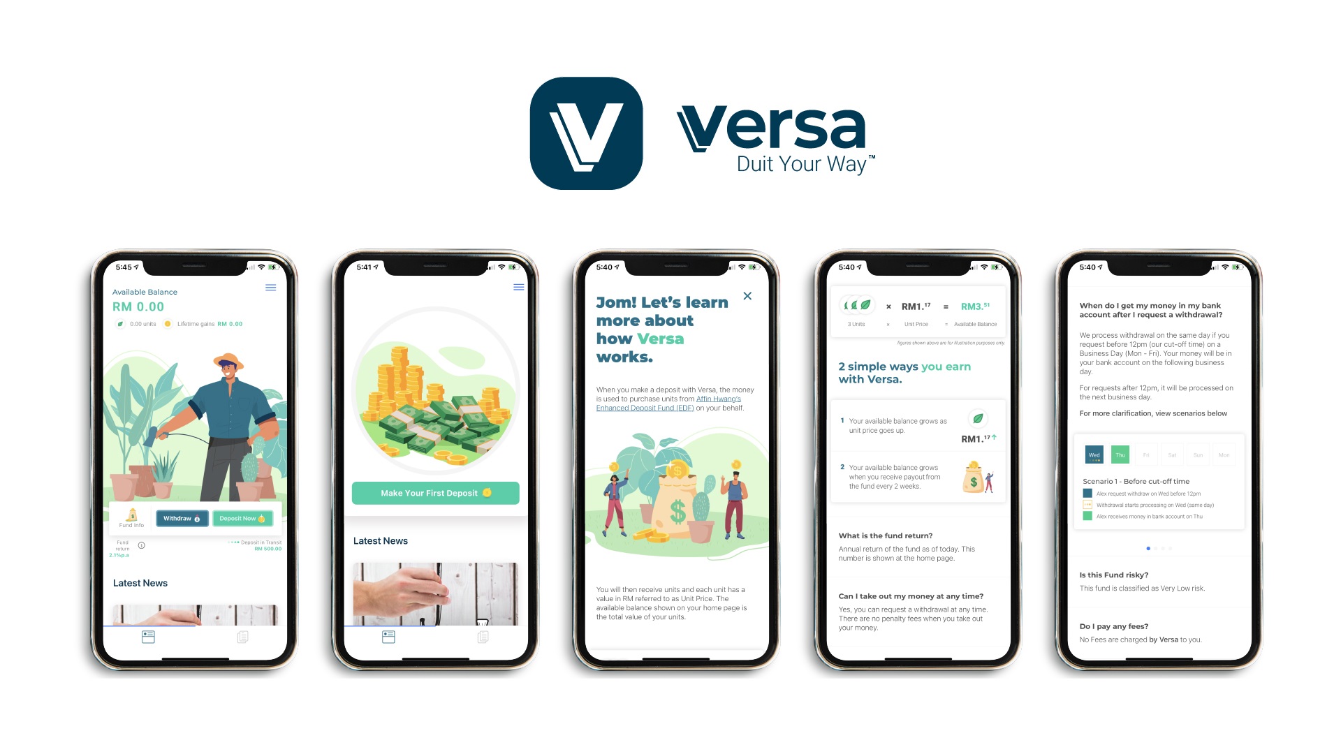 Versa raises US$2.42mil in deposits in three months 