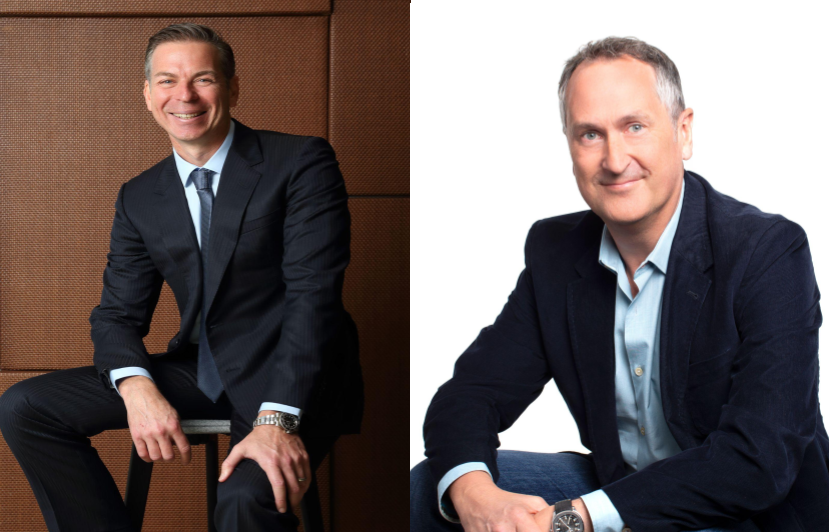 (Left to right) Stephen Karpin, Visa regional president, APAC & Chris Clark, Visa chairman, APAC