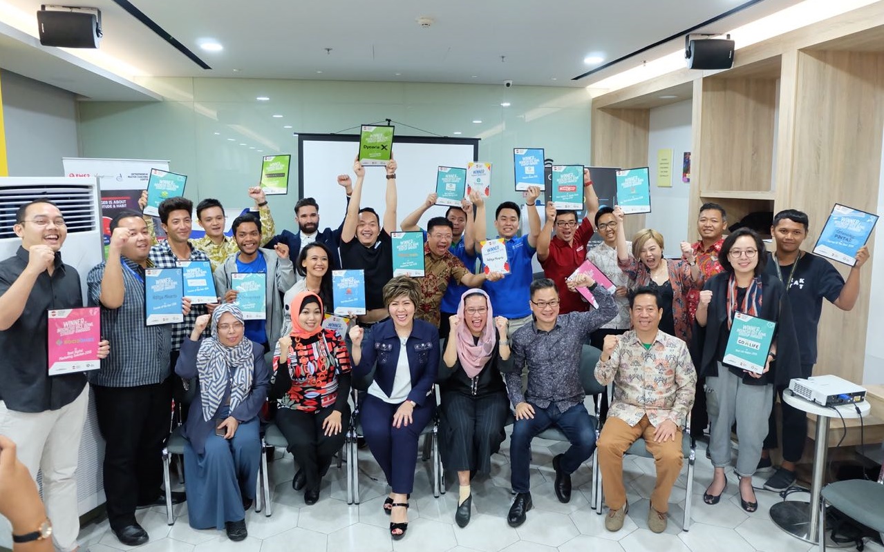 Winners of the Indonesian Rice Bowl Startup Awards 2018