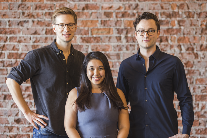 (L to R): Dahmakan founders, Christian Edelmann, CTO, Jessica Li, COO and Johnathan Weins, CEO.