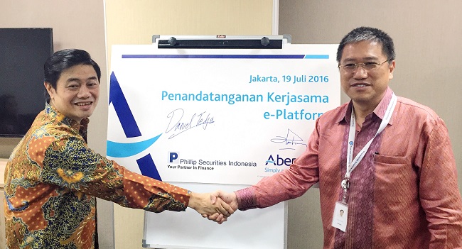 Indonesia’s Aberdeen and Phillips in e-trading pact