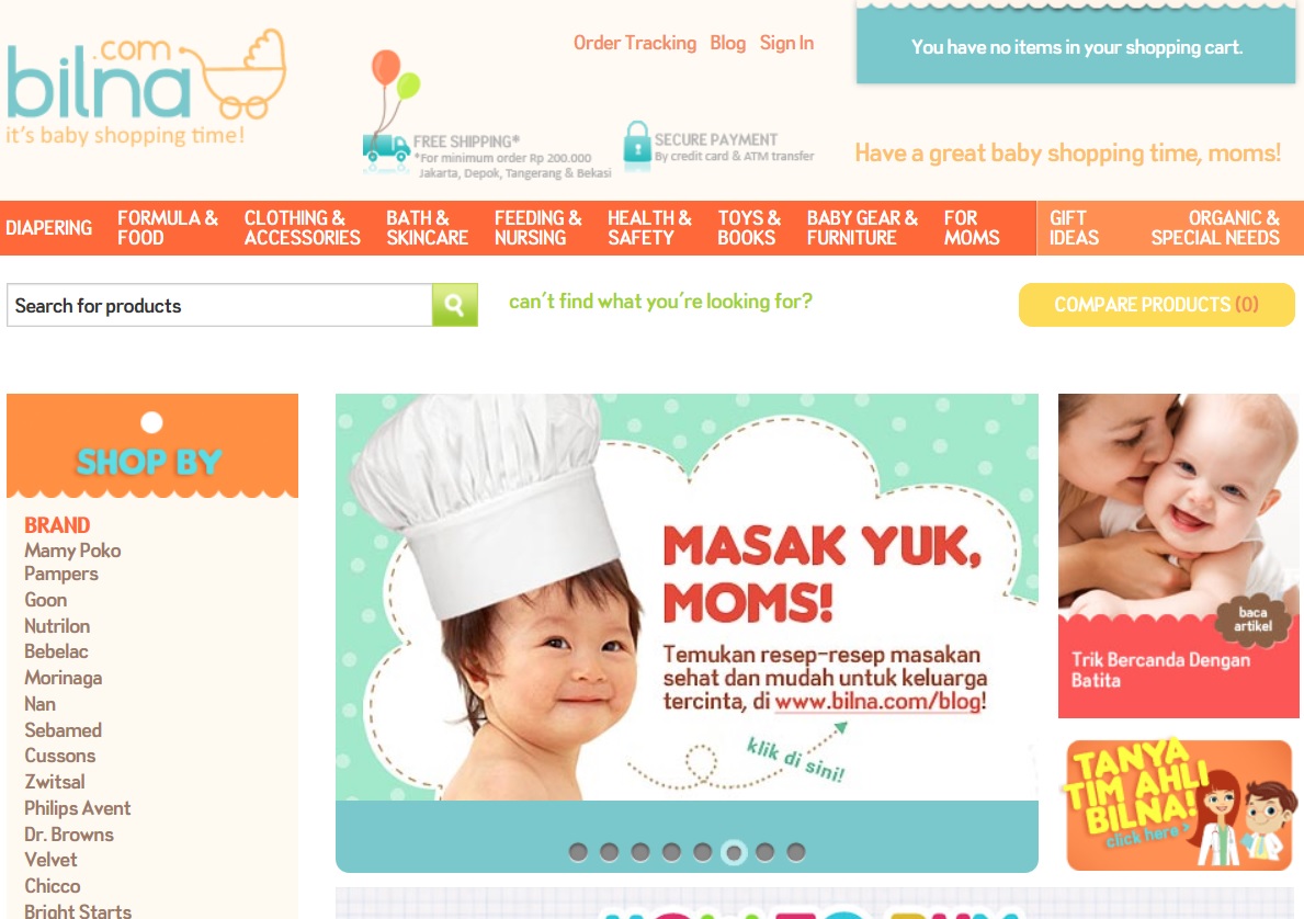 Indonesian baby products e-tailer Bilna.com gets new round of funding
