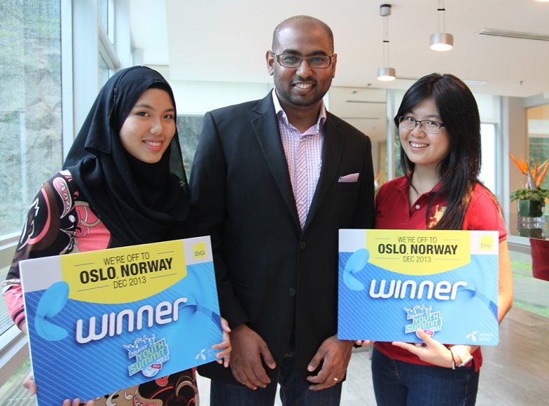 Two Malaysian youth off to Telenor summit, chance to hobnob at Nobel event