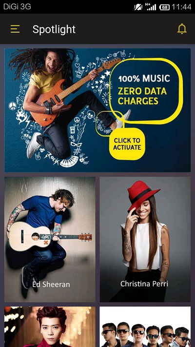Digi offers unlimited music streaming to its Internet users