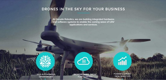 Garuda Robotics out to derive insights from drone feeds Garuda Robotics out to derive insights from drone feeds