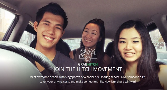 GrabTaxi enters carpooling game with GrabHitch service