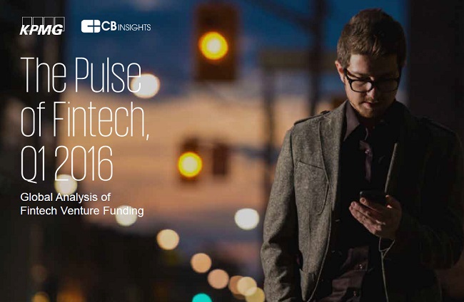 VC-backed fintech funding roars back in Q1 2016: KPMG and CB Insights