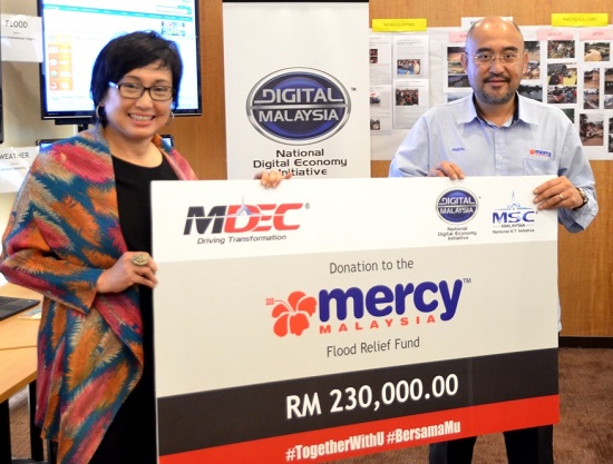 Nearly US$100K donated by MSC companies for flood victims