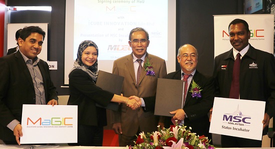 MaGIC and iCube in pact to promote entrepreneurship in Sarawak
