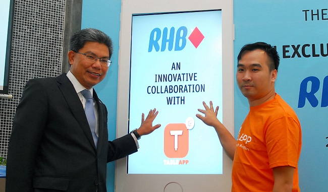 RHB in exclusive collaboration with TableApp