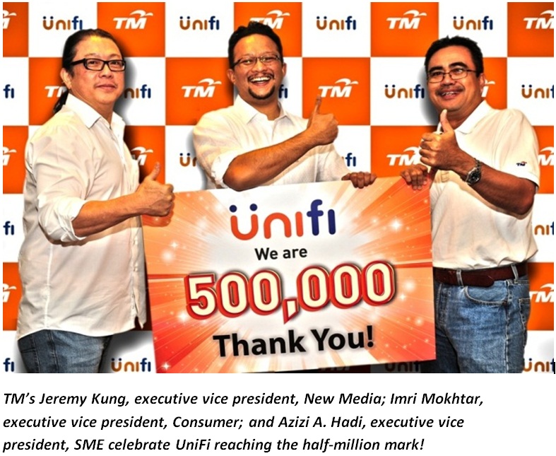 TM’s UniFi service hits 500K-subscriber mark