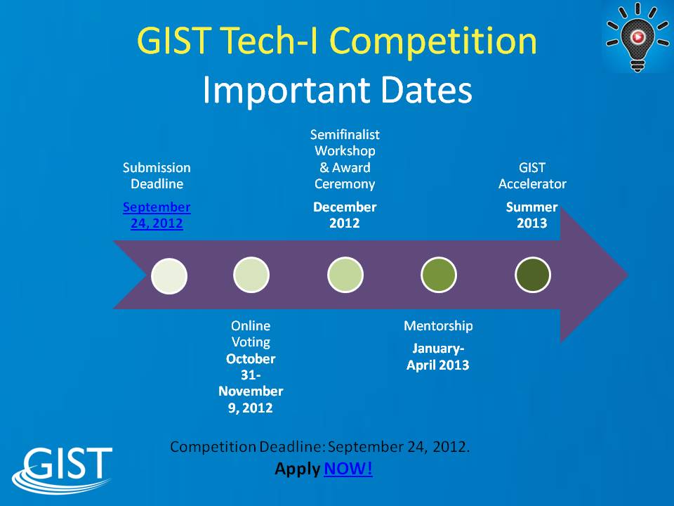 GIST calls for entries into Tech-I competition