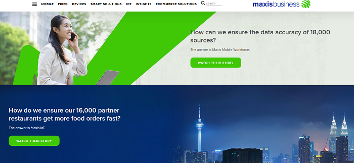Leveraging its unique fixed and mobile network, Maxis’ converged offerings are built around an “Always On” proposition.