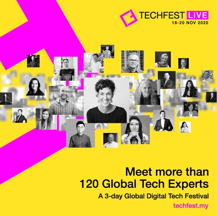 Viewers will be spoilt for choice when attending the 3-day Global Digital Tech Festival, with 120 tech leaders participating in the various sessions.
