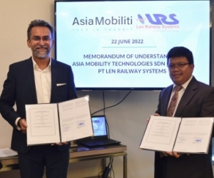 Asia Mobiliti inks MoU with Indonesiaâ€™s PT Len Railway Systems to advance digitalisation of public transit
