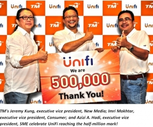 TMâ€™s UniFi service hits 500K-subscriber mark